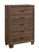 Coaster Brandon 5-drawer Chest Medium Warm Brown Model 205325